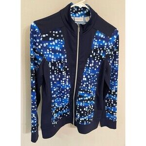 Navy Blue Chico’s Chicos Women’s Ladies Zenergy Jacket, Size 0